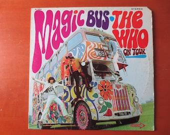 Vintage Records, The WHO, MAGIC BUS, The Who Records, The Who Albums, Vintage Vinyl, The Who On Tour, Vinyl Albums, Rock Album, 1968 Records