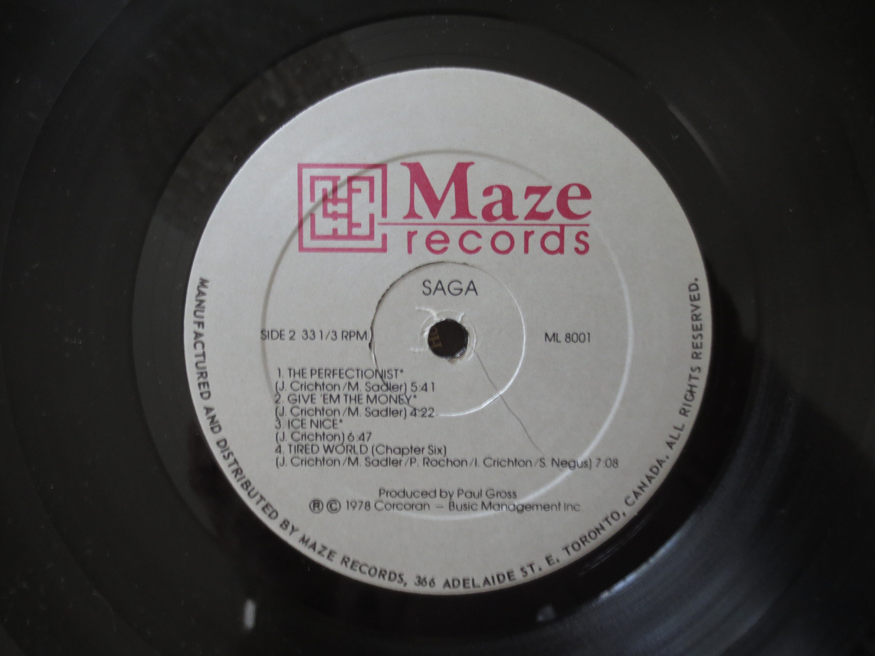 Vintage Records SAGA Debut Album SAGA Album SAGA Record Etsy