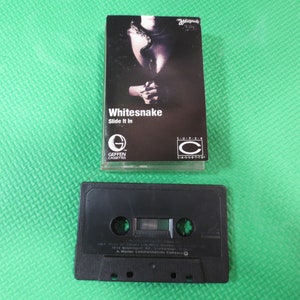 Cassette Tapes, WHITESNAKE Tape, SLIDE It IN Tape, Whitesnake Cassette, Whitesnake Lp, Heavy Metal Cassette, Rock Cassette, 1984 Records
