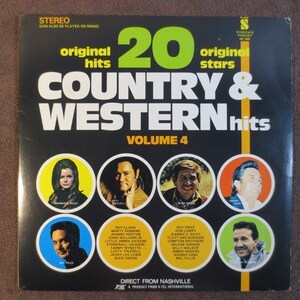 K-TEL Records, COUNTRY and WESTERN Hits, Country Vinyl, Country Albums, Vintage Vinyl, Record Vinyl, Records, Vintage Records, 1973 Records