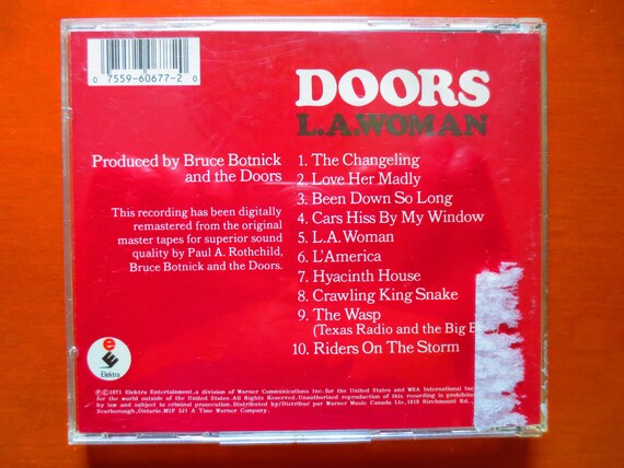 The Doors – L.A. Woman (1971) CD - Etsy