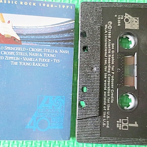 Cassette Tapes, CLASSIC ROCK, 1966-1971, ROCK Cassettes, Rock Music Tape, Tapes, Tape Cassette, Music Cassette, Cassettes, 1988 Cassette