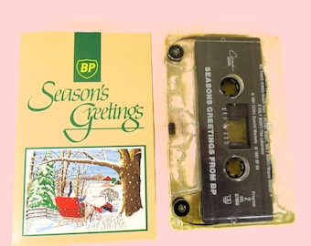 SEASON'S GREETINGS, Christmas Music, 1991 Cassette, Vintage Cassette