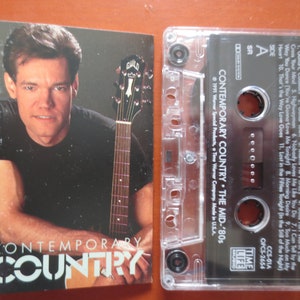 Vintage Cassette, CONTEMPORARY COUNTRY, Country Rock Tape, Country Music Lp, Tape Cassette, Country Cassette, Pop Cassette, 1991 Cassette