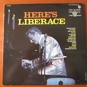 Vintage Records, LIBERACE, Here&#39;s LIBERACE, LIBERACE Albums, Liberace Vinyl, Liberace Lp, Classical Albums, Classical Record, 1965 Record