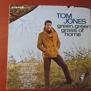 Vintage Records, TOM JONES, Green GRASS of Home, Tom Jones Records, Tom Jones Albums, Tom Jones Music, Pop Music, Record Vinyl, 1966 Records