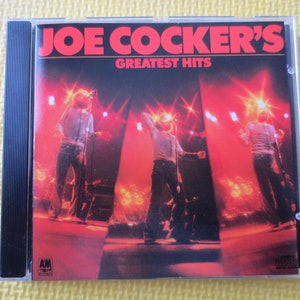 Vintage Cds, JOE COCKER, GREATEST Hits, Joe Cocker Cd, Rock Music Cd, Music Cd, Rock Cd, Joe Cocker lp, Pop Music Cd, Cds, 1987 Compact Disc