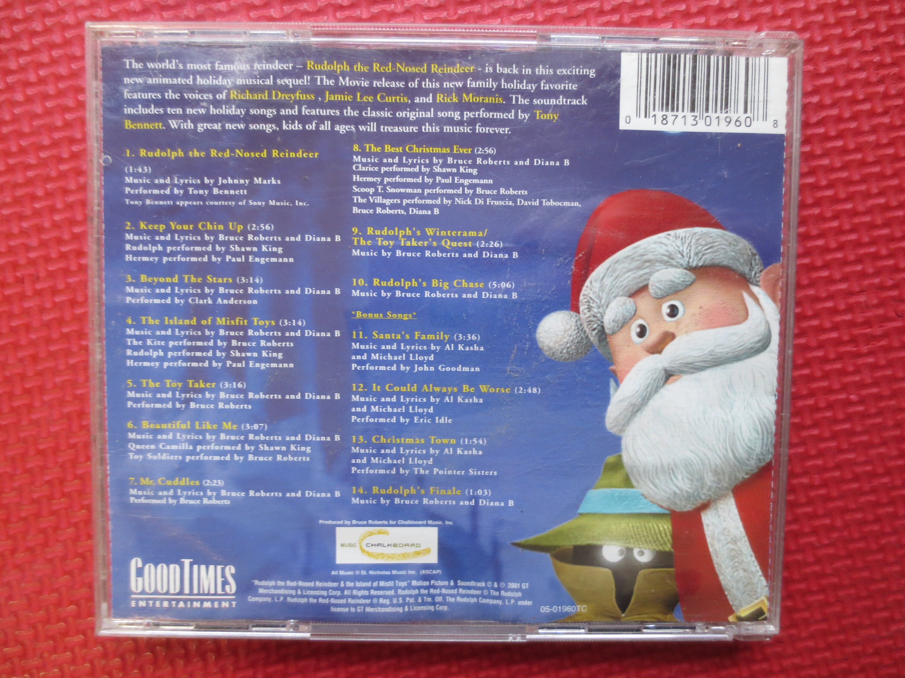 Vintage Cd, RUDOLPH, CHRISTMAS Cd, Red-nosed REINDEER, Kids