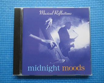 Vintage Cds, MIDNIGHT MOODS, Musical Reflections, Jazz Music Cd, Smooth Jazz Cd, Relaxing Jazz Cd, Romantic Jazz Cd, Cd, 1998 Compact Disc