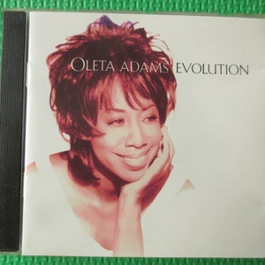 Vintage Cd&#39;s, OLETA ADAMS, EVOLUTION, Oleta Adams Cds, Jazz Cds, Soul Cds, Pop Music Cds, Pop Cds, Oleta Adams Songs, Cd, 1993 Compact Discs