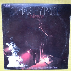 CHARLEY PRIDE, In PERSON, Country Classics, Charley Pride Lp, Vintage Vinyl, Charley Pride Album, Country Lp, Vintage Records, 1975 Records