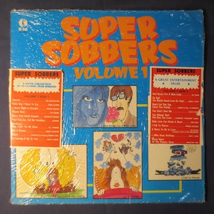 SUPER SOBBERS, Volume 1, K-Tel RECORDS, Vintage Vinyl, Record Vinyl, Records, Vinyl Records, K-Tel Lp, Vinyl, Vintage Records, 1983 Records