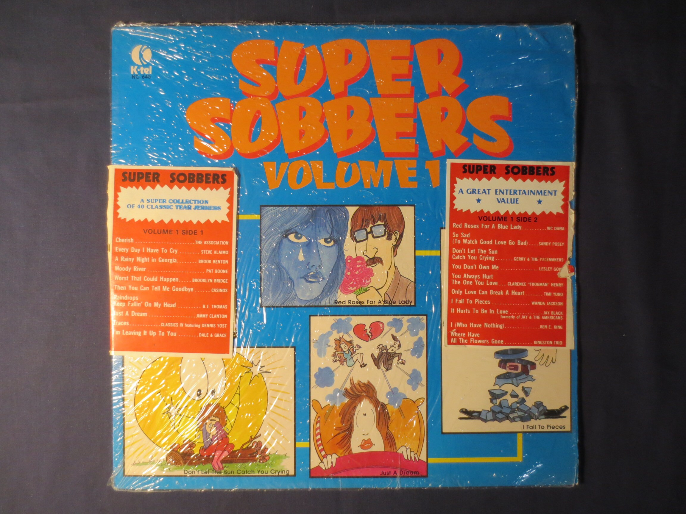 formel kiwi humor Vintage Records SUPER SOBBERS Volume 1 K-tel RECORDS - Etsy