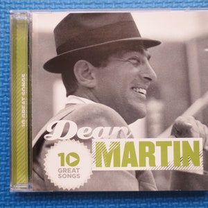 Vintage Cd, Dean Martin, 10 großartige Lieder, Dean Martin Cd, Dean Martin Alben, Dean Martin Musik, Dean Martin Lieder, Cds, Jazz Compact Discs