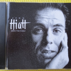 Vintage Cds, JOHN HIATT, Bring The FAMILY, John Hiatt Cd, John Hiatt Lp, Rock Album, Classic Rock Cd, Classic Rock Cds, 1987 Compact Disc