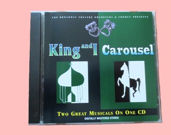 The KING and I, CAROUSEL, Soundtracks, 1996 Compact Disc, Vintage Cd