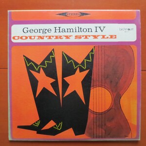 GEORGE HAMILTON IV, Country Style Album, Country Record, Country Album, Country Lp, Country Vinyl, Vinyl Album, Vintage Record, 1975 Records