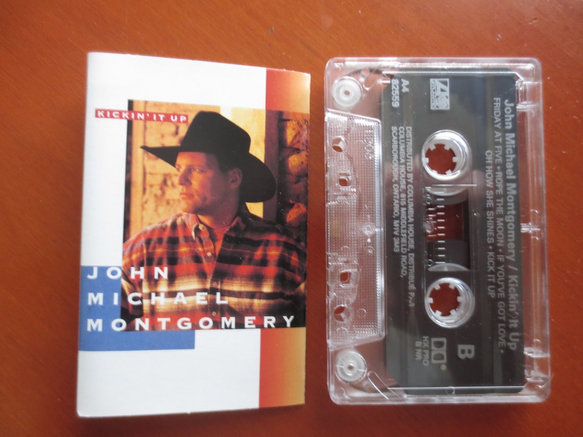 Cassette Tapes JOHN MICHAEL MONTGOMERY Kickin' It up Lp | Etsy