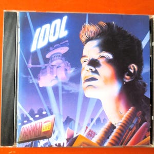 Vintage Cd&#39;s, BILLY IDOL, CHARMED Life, Billy Idol Cd, Billy Idol Lp, Music Cd, Rock Music Cd, Pop Cd, Rock, Pop Music Cd, 1990 Compact Disc