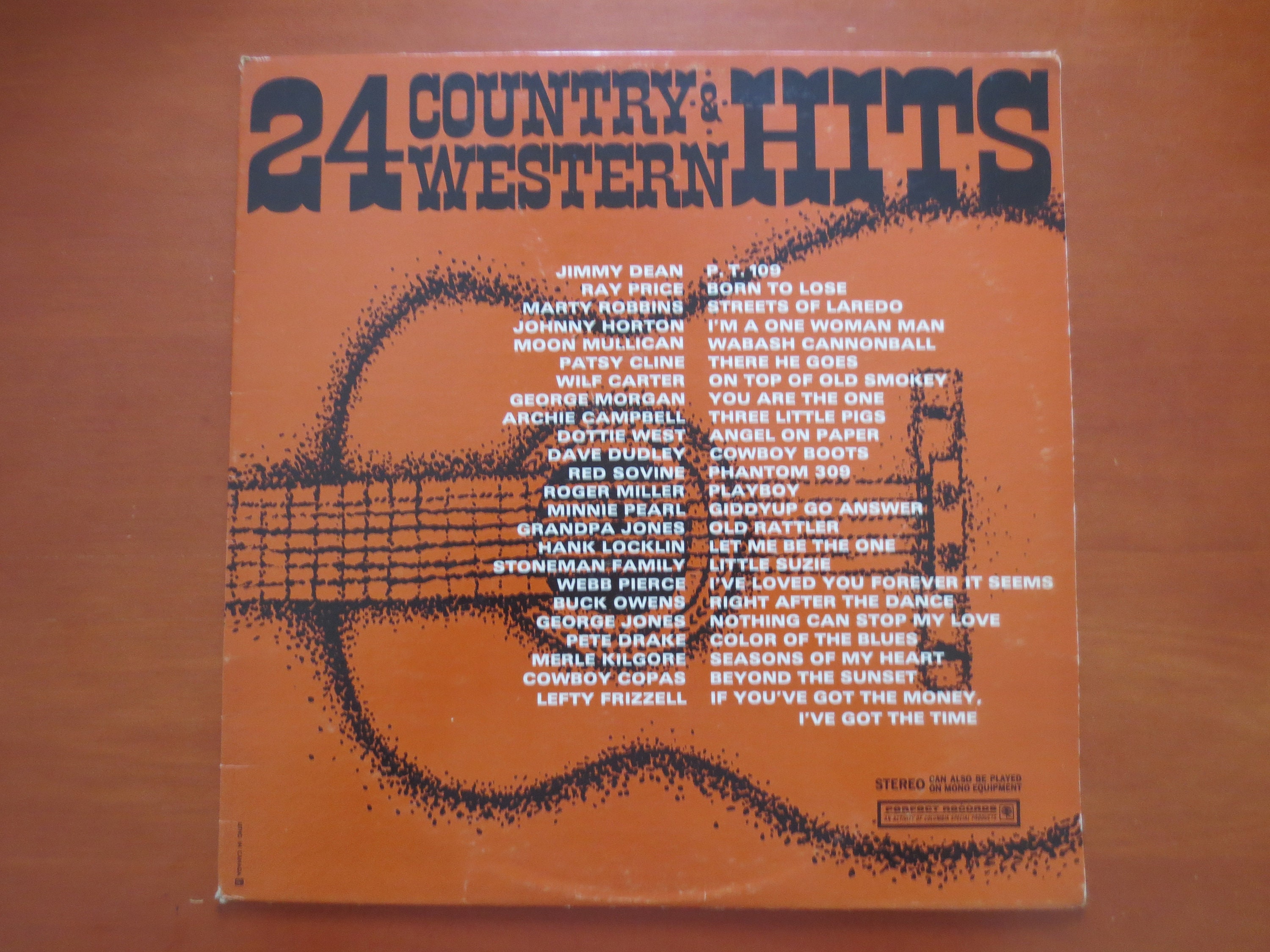 Vintage Records 24 COUNTRY and WESTERN HITS Country Record Etsy