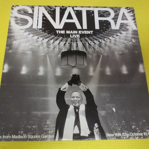 FRANK SINATRA, The Main Event EN VIVO, LP de Frank Sinatra, Disco de Jazz, Disco de Frank Sinatra, Álbumes de Frank Sinatra, Discos Antiguos, Discos de 1974