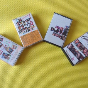 Cassette Tapes, GOLD and PLATINUM, 4 Tapes, Rock Tape, Music Tapes, Music Cassette, Solid Gold Cassette, Cassette Music, Pop Tape, 1984 Tape