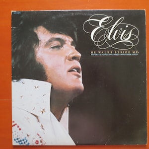 ELVIS PRESLEY, He Walks Beside Me, Elvis Records, Elvis Vinyl, Vintage Vinyl, Records Vinyl, Record Vinyl, Lp, Vintage Records, 1978 Records