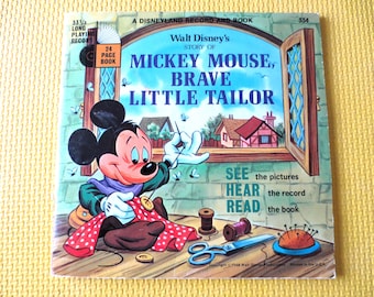 Vintage 1968 Disneyland Record: Mickey Mouse Brave Little Tailor