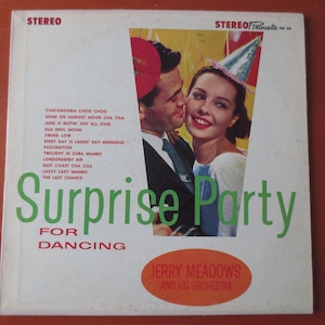 SURPRISE PARTY, Jerry MEADOWS Records, Swing Records, Vintage Records, Vintage Vinyl, Record Vinyl, Records, Swing Albums, Lps, Swing Bands