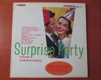 Jerry Meadows Orchestra - Överraskningsfest Swing Album - Vintage Vinylskiva