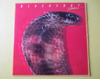 BLACKFOOT, STRIKES, BLACKFOOT Albums, Blackfoot Records, Blackfoot Lps, Vintage Vinyl, Records, Vinyl Record, Vintage Records, 1979 Records