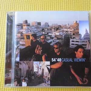 Vintage Cd&#39;s, 54-40, CASUAL VIEWIN&#39;, 54-40 Cd, 54-40 Lp, Dear Dear Lp, Music Cd, Rock Cd, Pop Music Cd, Vintage Rock Cd, 2000 Compact Disc