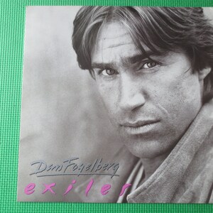 Vintage Records, DAN FOGELBERG, EXILES, Dan Fogelberg Lp, Folk Rock lp, Rock Folk Lp, Vinyl Records, Vinyl lps, Vinyl Albums, 1987 Records