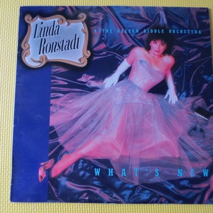 LINDA RONSTADT, What&#39;s New, Pop Record, Linda Ronstadt Album, Vintage Vinyl, Linda Ronstadt Lp, Vinyl, Vinyl Lp, Vintage Record, 1983 Record