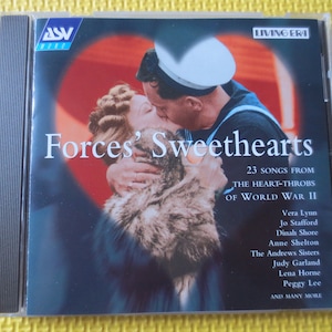 Vintage Cds, FORCES&#39; SWEETHEARTS, Serious HITS, Vera Lynn Cd, Music Cds, Big Band Cds, Swing Music Cds, Swing Music Cd, 1999 Compact Discs