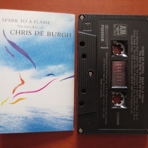 Vintage Cassette, CHRIS De BURGH , BEST of Tape, Chris De Burgh Lp, Tape Cassette, Vintage Tapes, Pop Music, Music Cassette, 1989 Cassette