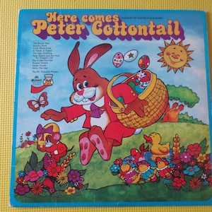 PETER COTTONTAIL, Nursery Rhymes, CHILDRENS Record, lps, Kids Records, Childrens Albums, Records, Kids Albums, Vintage Records, 1975 Record