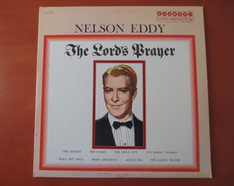 Nelson Eddy "The Lord's Prayer" Disco in vinile vintage del 1959