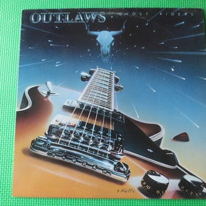 Vintage Records, OUTLAWS Record, GHOST RIDERS, Outlaws Album, Outlaws Vinyl, Outlaws Lp, Vinyl, Country Vinyl, Vintage Vinyl, 1980 Records