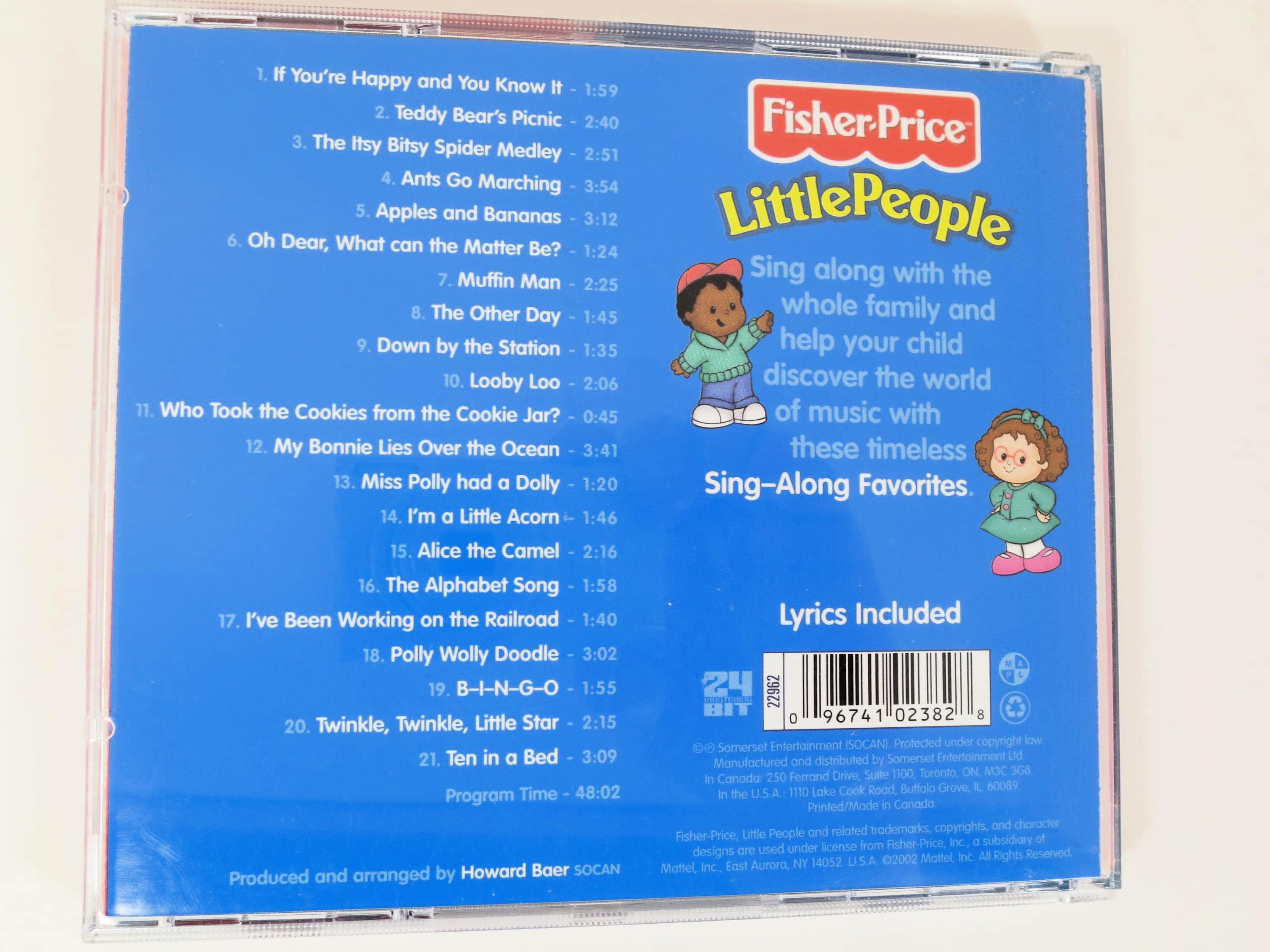 FISHER PRICE, Little People Sing-along Favorites KIDS Cd
