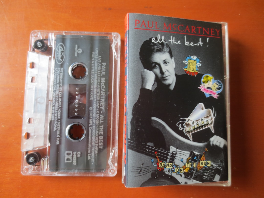 PAUL Mccartney, All the Bests, Rock Album, 1987 Cassette Tape