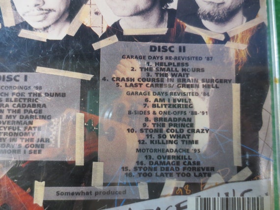 Vintage Cd's METALLICA GARAGE Inc METALLICA Cd - Etsy