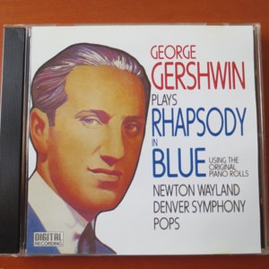 Vintage George Gershwin - Rhapsody in Blue - Jazz CD