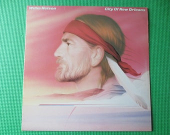 Willie Nelson "City of New Orleans" Vinyl Record - 1984 Country Album
