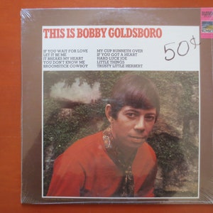 Vintage Records, BOBBY GOLDSBORO, Still SEALED, Pop Record, Vintage Vinyl, Record Vinyl, Records, Vinyl Record, Vinyl Album, 1968 Records