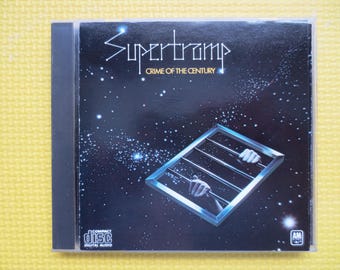 SUPERTRAMP, CRIME of the CENTURY, Rock Music, 1985 Compact Disc, Vintage Cd
