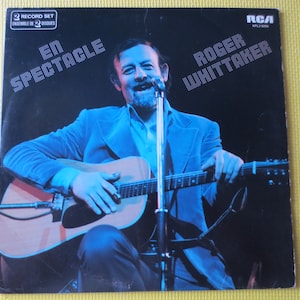 Roger WHITTAKER, FRENCH, En SPECTACLE, 2 Records, Roger Whittaker Lp, Vintage Vinyl, Vinyl Record, Country Lp, Vintage Records, 1977 Records