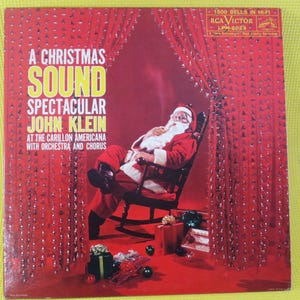 JOHN KLEIN, CHRISTMAS Sound, Spectacular Record, Christmas Record, Christmas   Album, Christmas Lp, Christmas Vinyl, Vintage Lp, 1959 Record