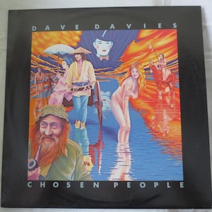 DAVE DAVIES, Chosen PEOPLE, disque Dave Davies, album Dave Davies, Lp Dave Davies, Lp vinyle, lps rock classique, disque vintage, Disque 1983