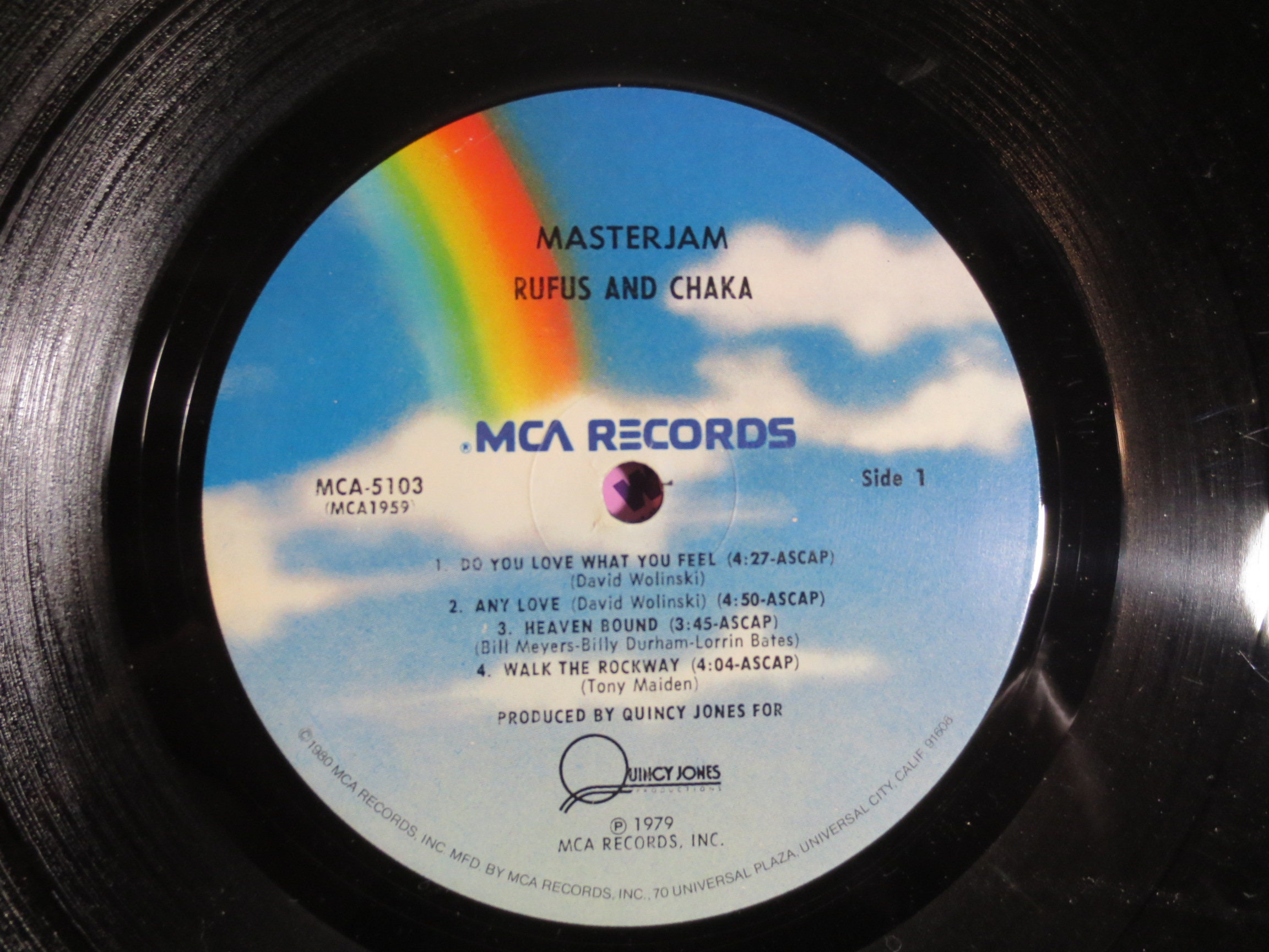 Vintage Chaka Khan Vinyl Record: Rufus and Chaka Masterjam Album, 1979 ...